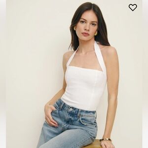 WORN ONCE reformation Malik’s linen top